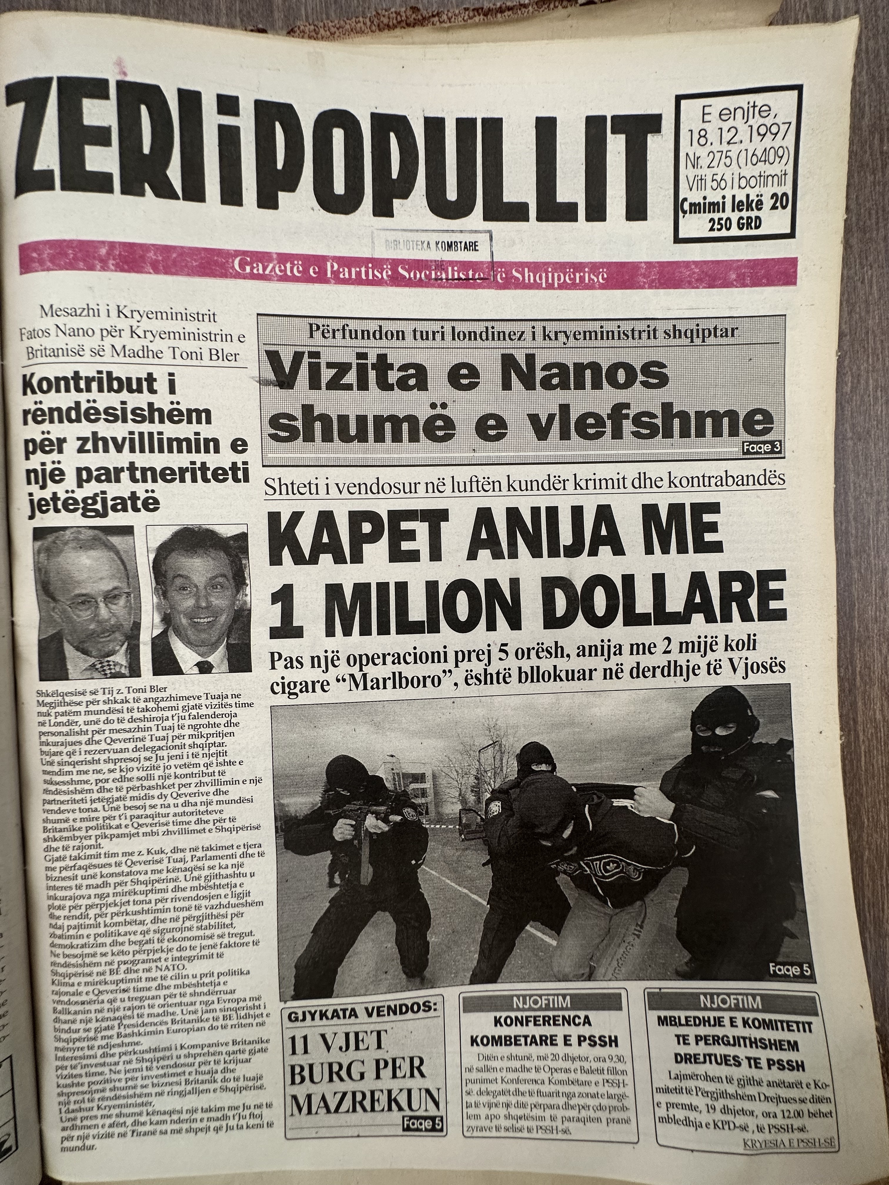 Zëri i Popullit 1997-12-18